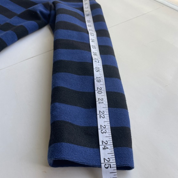 Trina Turk Womens Striped Topper Pea Coat Sz 10 Retro Mod Preppy Nautical Bold - Picture 8 of 13